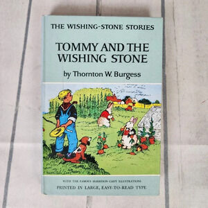 Vintage 1920s Hardcover Storybook Tommy  and the Wishing Stone Illustrated